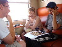 Chess on the Train